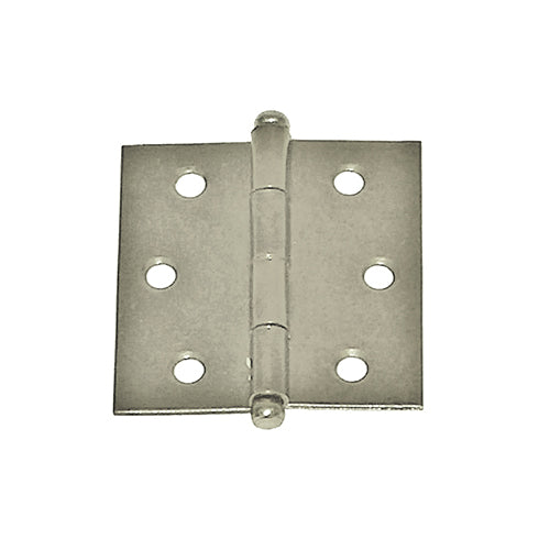 Cerniere pomoli sferici - 40 x 40 mm. in ferro nichelato - 2 pz.