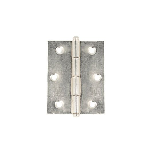 Cerniere pomoli sferici - 50 x 40 mm. - nichelato - 2 pz.