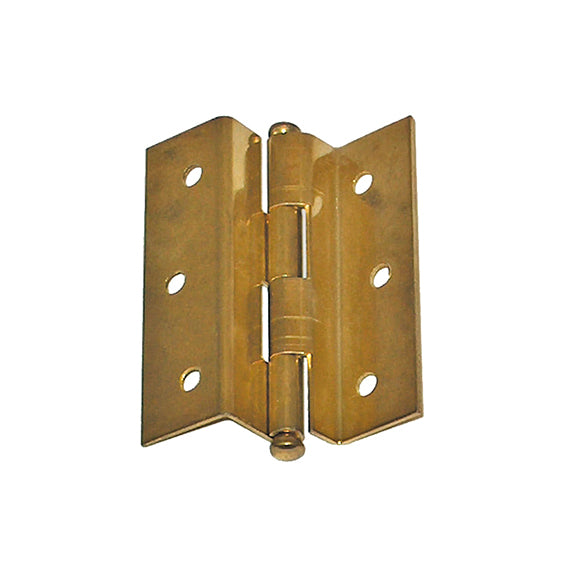 Cerniere collo alto - 40 x 35 mm. DX - ottonato - 2 pz.
