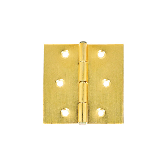 Cerniere quadre - 50 x 50 mm. - ottonato - 2 pz.