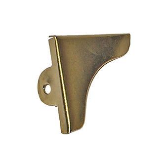 Angolari ala dritta per specchi - ferro nichelato - 4 pz.