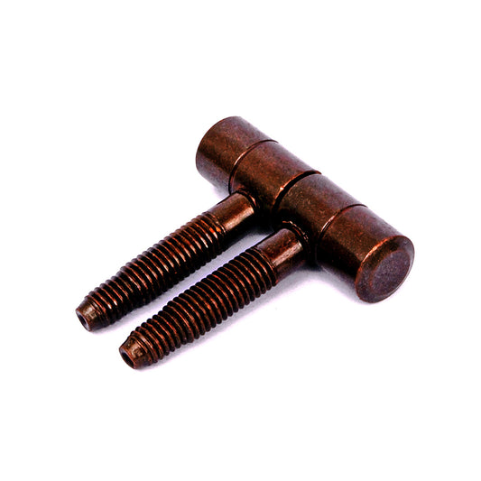 Cerniere tornite "Anuba" -  9 - bronzato - 2 pz.
