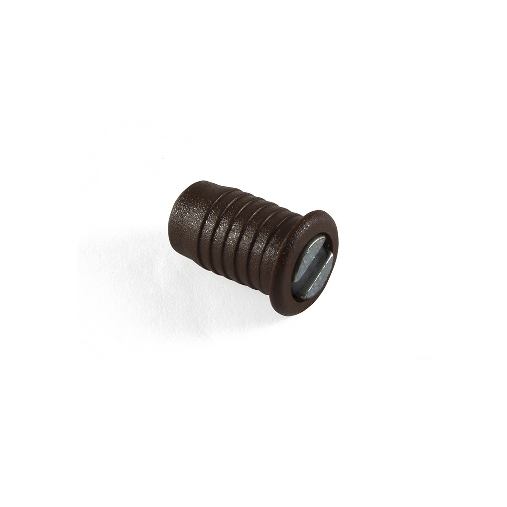 Chiusure magnetiche ad incasso -  12 mm. - marrone - 4 pz.