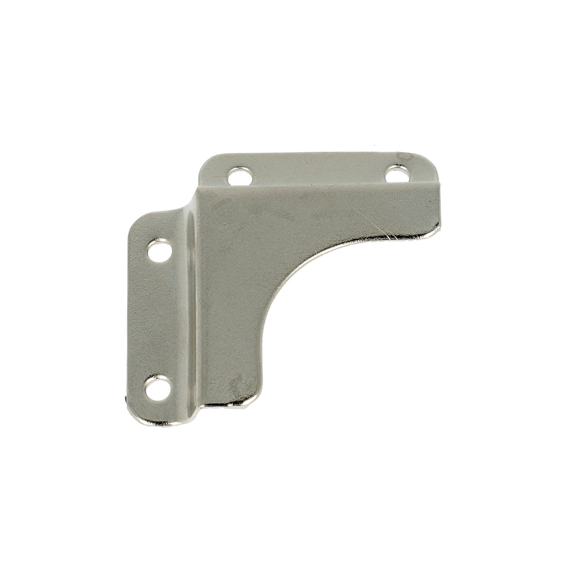 Angoli per fissaggio specchi - 25 x 25 mm. - acciaio nichelato - 4 pz.