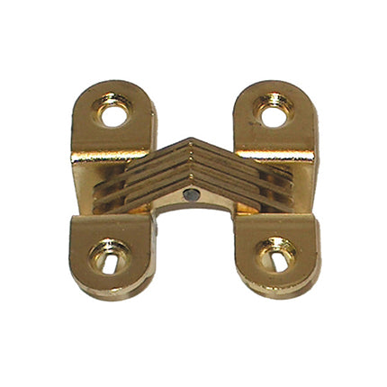 Cerniere invisibili - 25 x 80 mm. - acciaio nichelato - 2 pz.