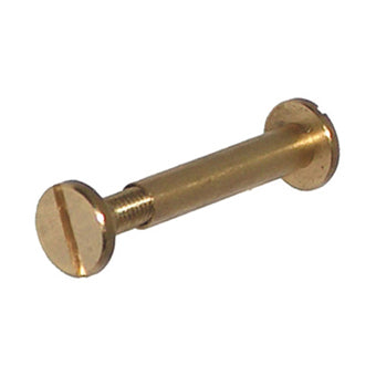 Viti a cannocchiale - M5 x 15 mm. - ottone lucido - 4 pz.