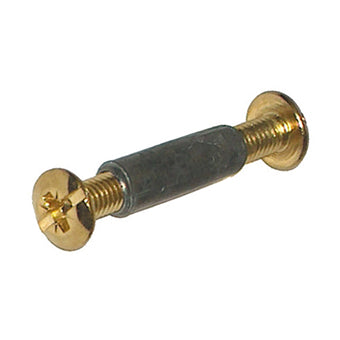 Distanziali 27 x 13 mm. - ferro ottonato - 4 pz.