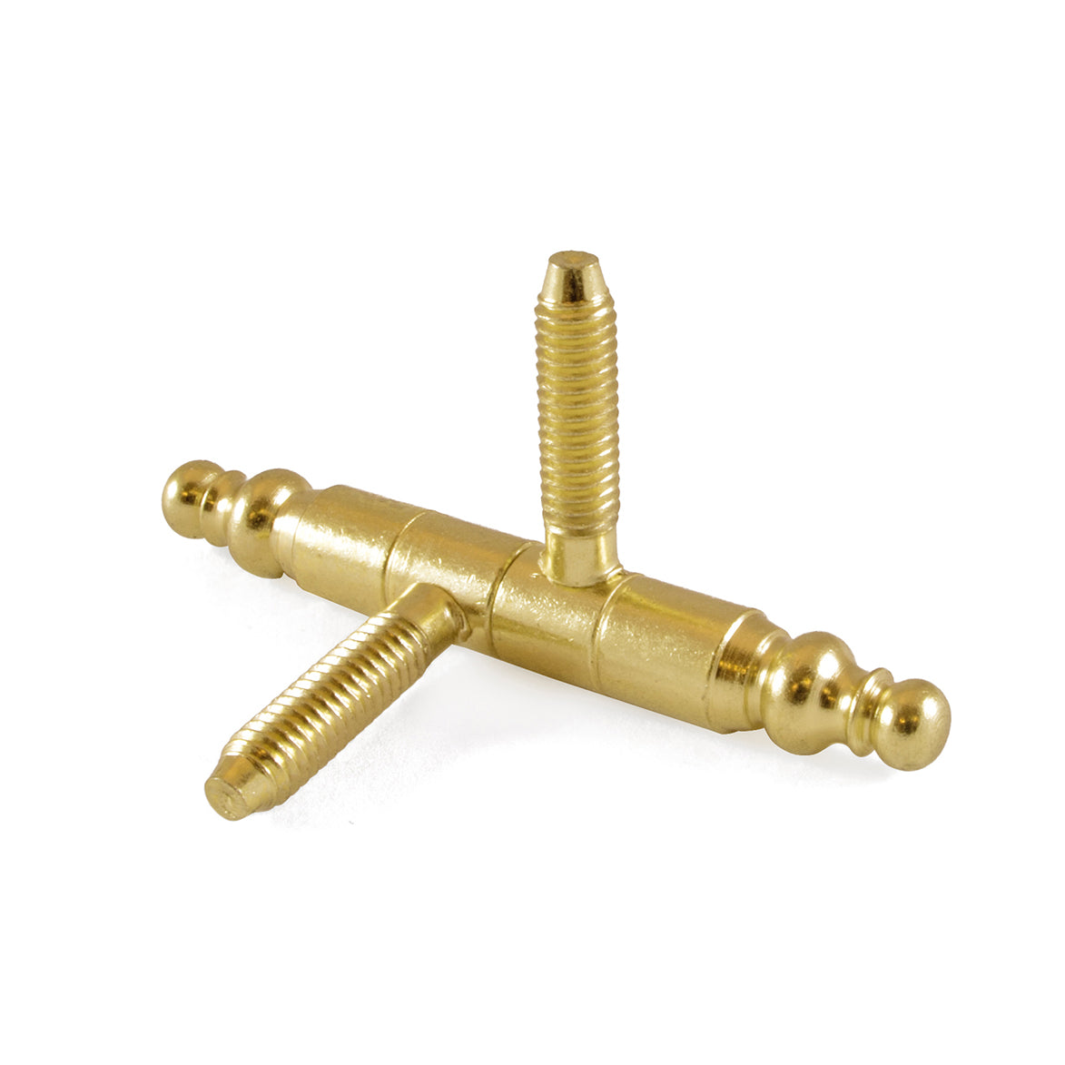 Cerniere per infissi "Anuba in stile" in ferro ottonato  11 mm. 2 pz.