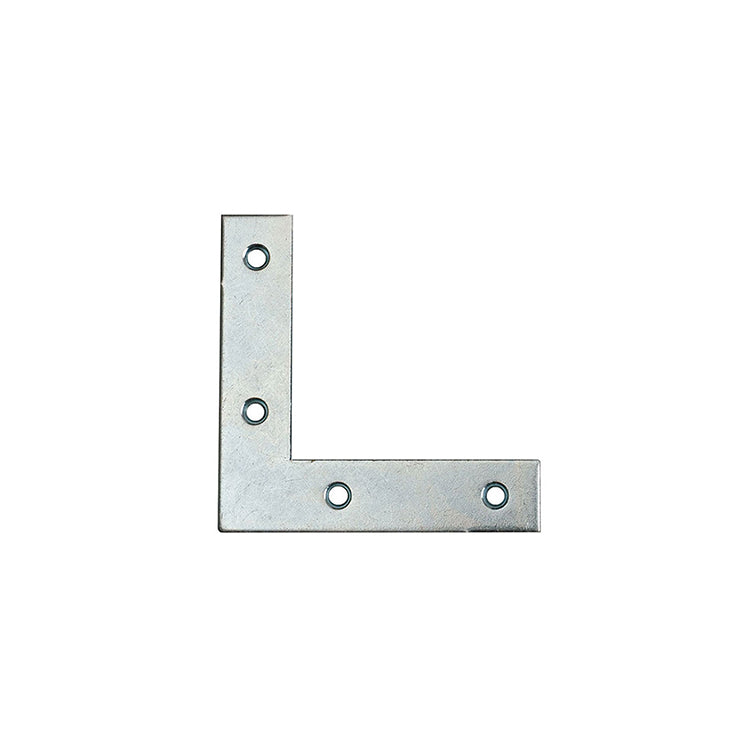 Angoli di rinforzo in acciaio zincato bianco 40 x 40 mm. 4 pz.