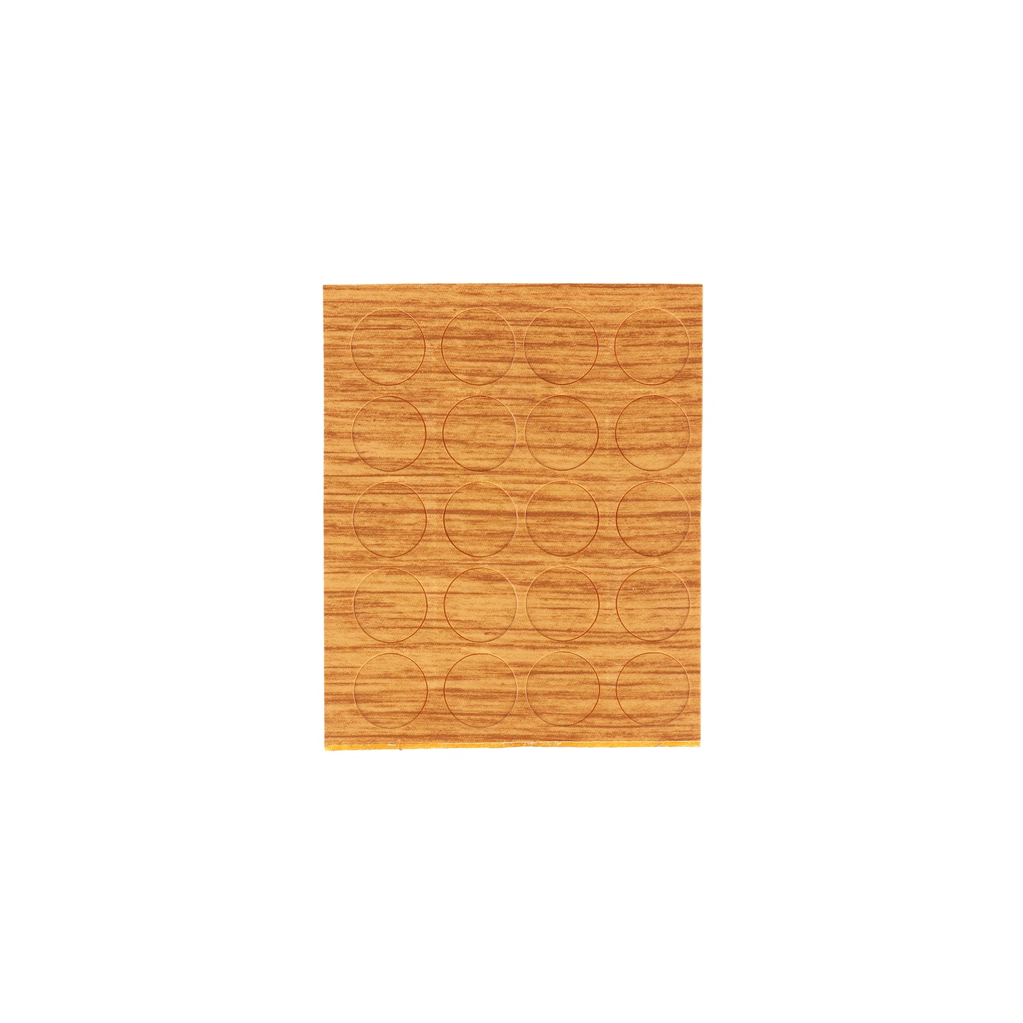 Coprivite adesivi  13 mm. colore frassino 20 pz.