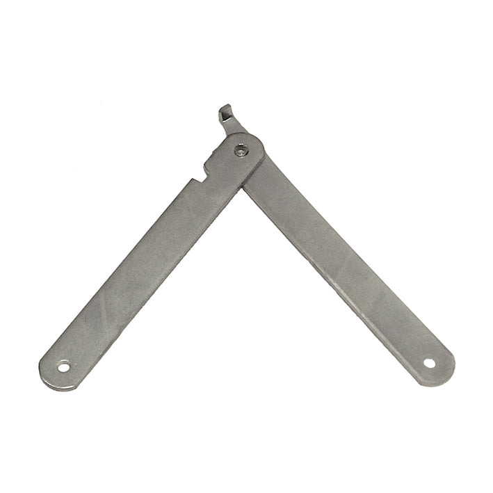 Aste snodate per cavalletti destra + sinistra ferro zincato 200 mm.