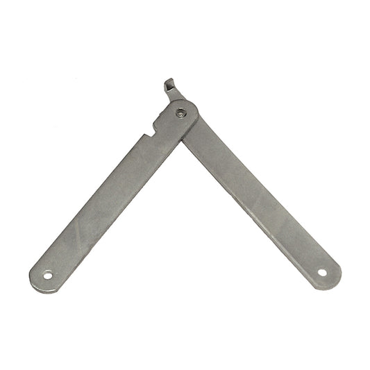 Aste snodate per cavalletti destra + sinistra ferro zincato 250 mm.