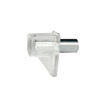 Reggipiani con perno in plastica trasparente  5 mm. 16 pz.