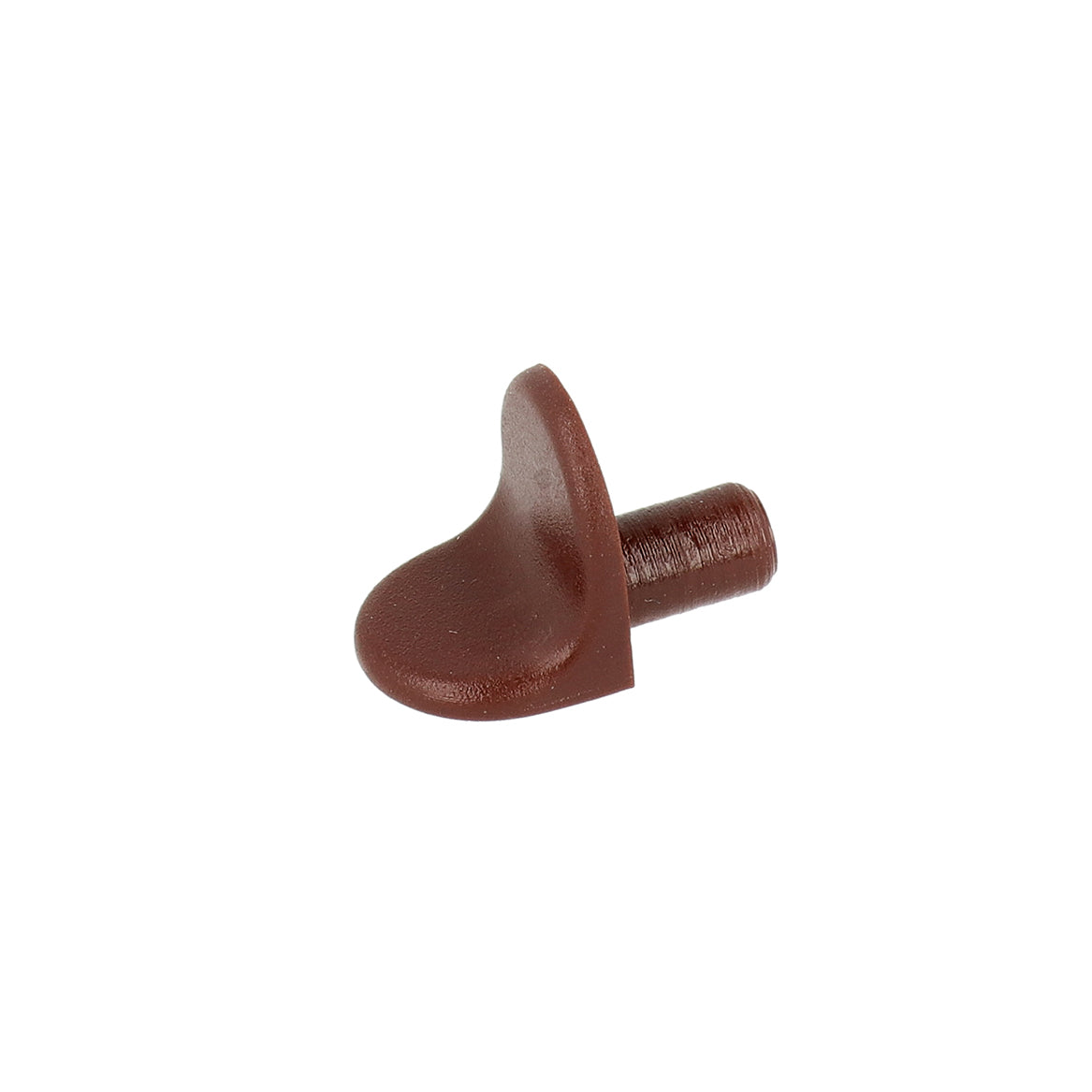 Reggipiani a squadra in plastica marrone  5 mm. 16 pz.
