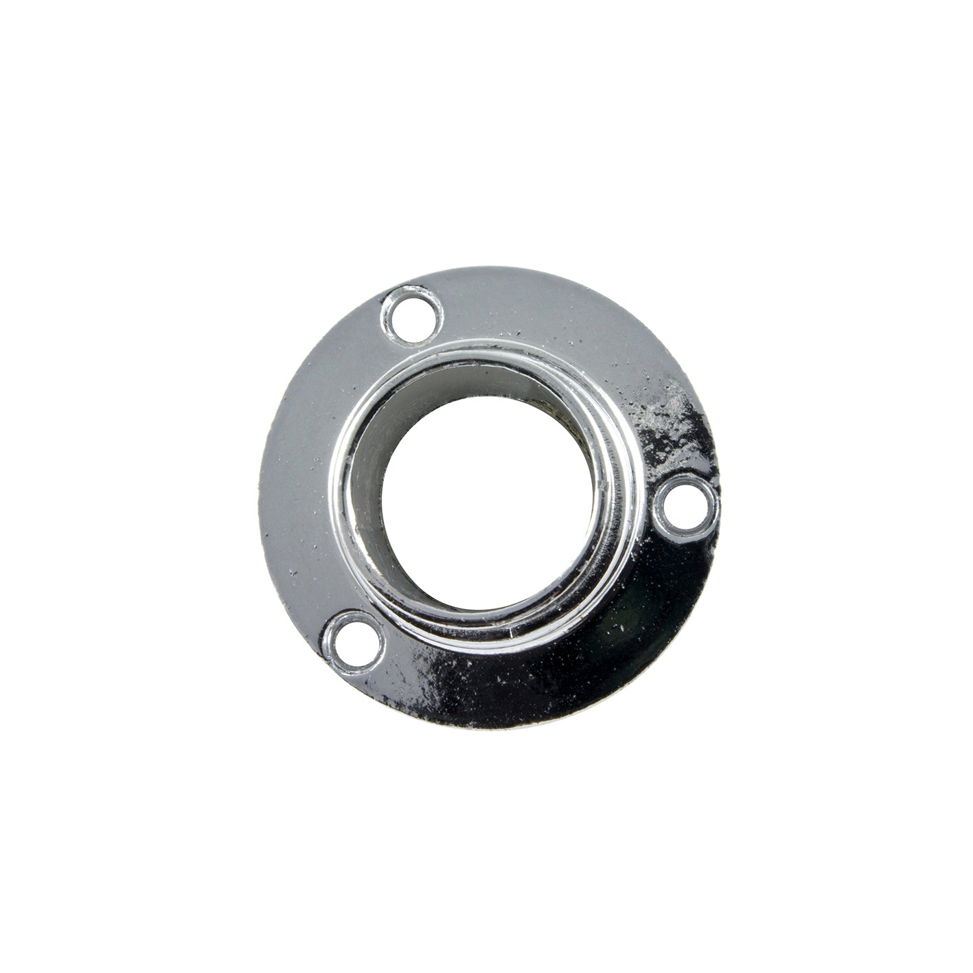 Supporti laterali per tubo tondo  20 mm. in zama cromata 2 pz.