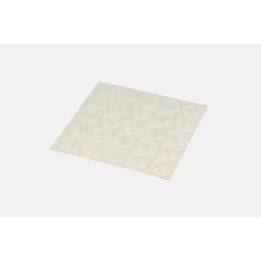 Paracolpi adesivi trasparenti -  10 spessore 3,0 mm. - 50 pz.