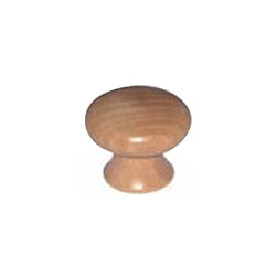 Pomolo in legno -  31 mm. - noce chiaro
