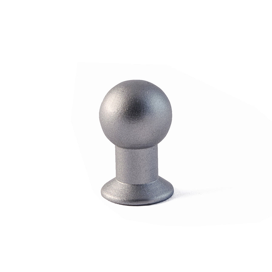 Pomolo in ottone -  14 mm. - oro lucido
