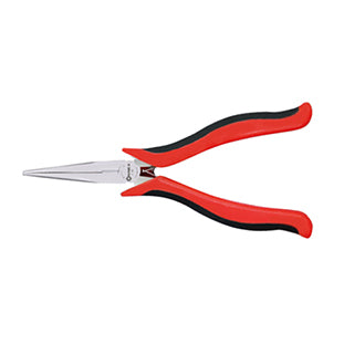 Pinzetta per elettronica becchi piatti 125 mm.