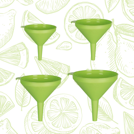 4 Imbuti cucina diametro cm 8 12 16 18, 100% Made in Italy, Verde