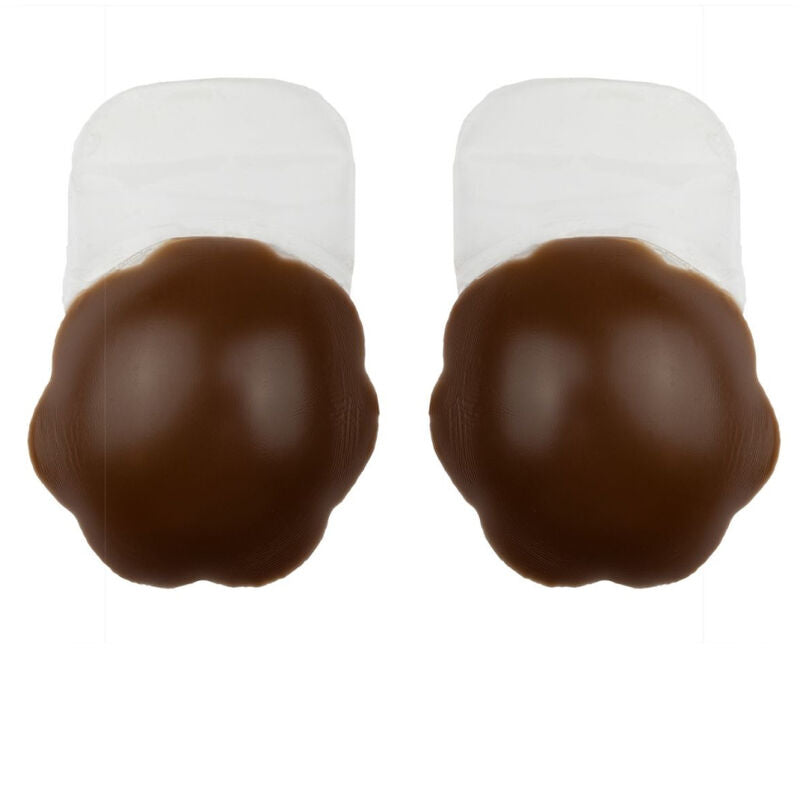 BYE-BRA - VOLUMIZZANTE SENI PUSH-UP SILICONE MARRONE MISURARE XL