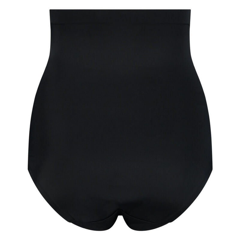 BYE-BRA - FAJA SENZA CUCITURE STILE PANTIES NERO MISURARE XL