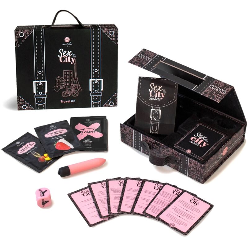SECRETPLAY - KIT DA VIAGGIO SESSO IN CITT (ES/EN/DE/FR/NL/PT)