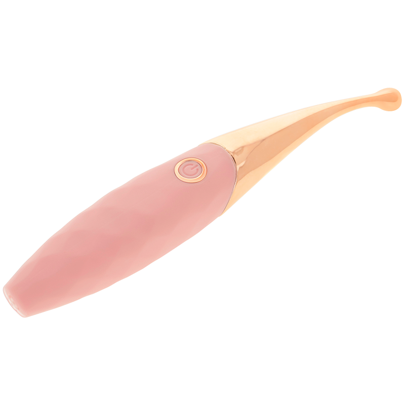OHMAMA - STIMOLATORE CLITORIDE RICARICABILE 36 MODALIT ROSA-ORO ROSA