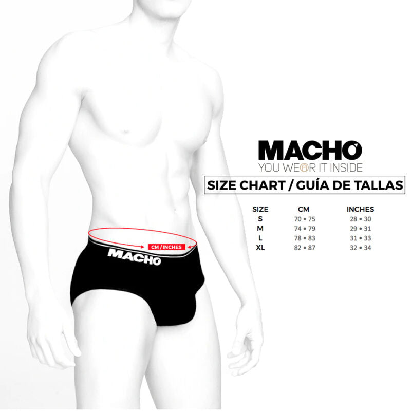 MACHO - MS24R SLIP ROSSO SCURO S