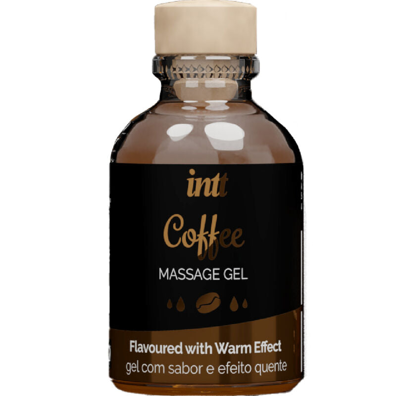 INTT MASSAGE & ORAL SEX - GEL DA MASSAGGIO AL GUSTO DI CAFF EFFETTO CALDO