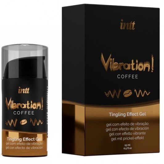 INTT MASSAGE & ORAL SEX - GEL DA MASSAGGIO AL GUSTO DI CAFF EFFETTO CALDO