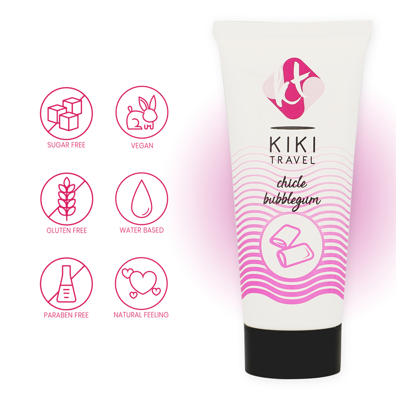 KIK TRAVEL - FRAGOLA GUM LUBRIFICANTE 50 ML