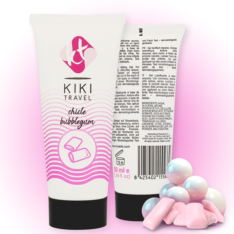 KIK TRAVEL - FRAGOLA GUM LUBRIFICANTE 50 ML