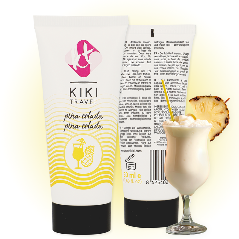KIK TRAVEL - PINA COLADA LUBRIFICANTE 50 ML