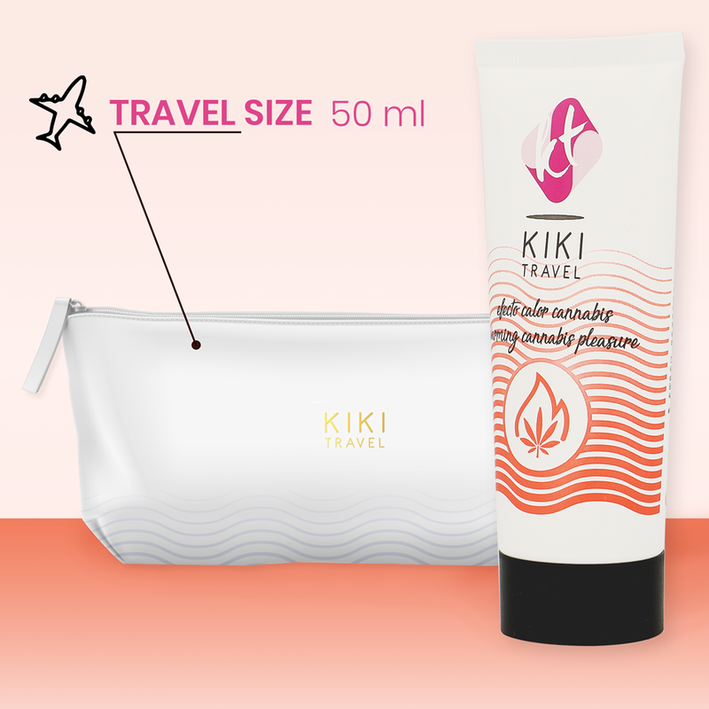 KIK TRAVEL - CANNABIS LUBRIFICANTE EFFETTO CALDO 50 ML