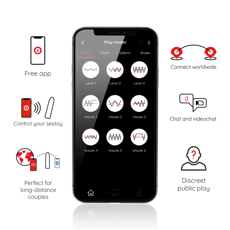 ONINDER - BERLIN VIBRATORE BULLET NERO 9 MODALIT 8,5 X 2 CM - APP GRATUITA