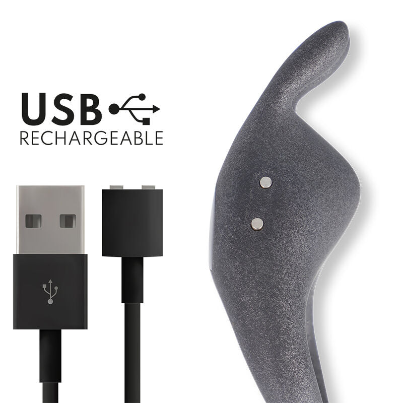 ONINDER - ANELLO VIBRATORE REGOLABILE RICARICABILE PAMPA CON STIMOLATORE CLITORIDE 10 VELOCIT - APP GRATUITA