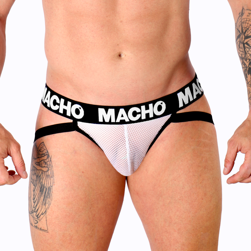 MACHO - MX26X1 JOCK GRID BIANCO XL
