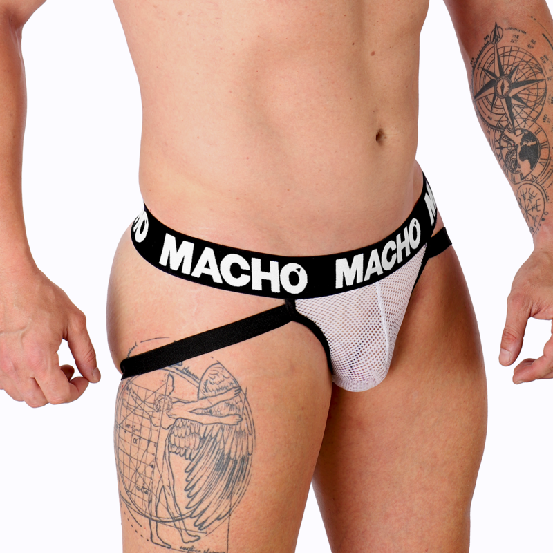 MACHO - MX26X1 JOCK GRID BIANCO L