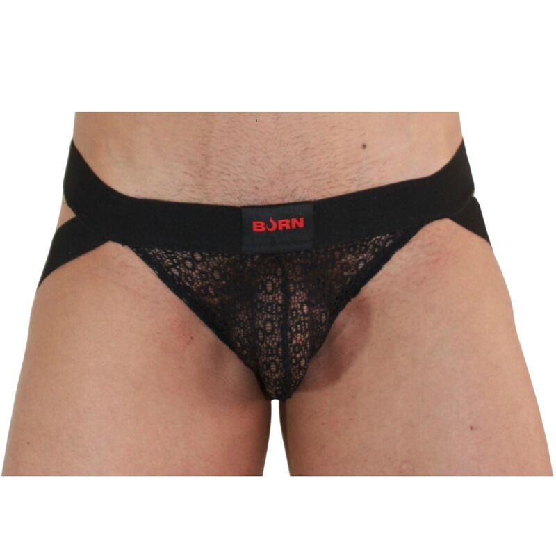 BURN - 005 JOCK LINGERIE NERO L