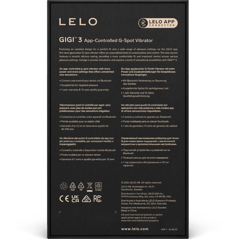 LELO - GIGI 3 VIBRATORE G-SPOT BLU