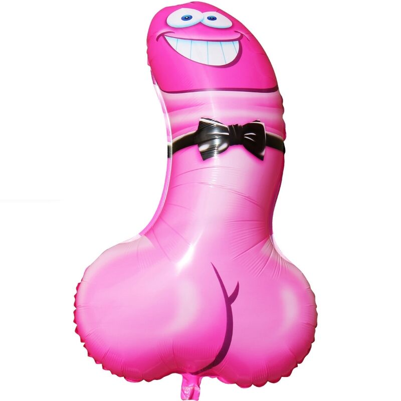 DIABLO PICANTE - PALLONCINO ROSA A FORMA DI PENE PER FESTE
