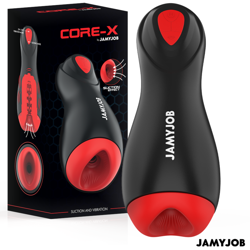 JAMYJOB - MASTURBATORE AUTOMATICO CORE-X 5 MODALIT DI ASPIRAZIONE E VIBRAZIONE