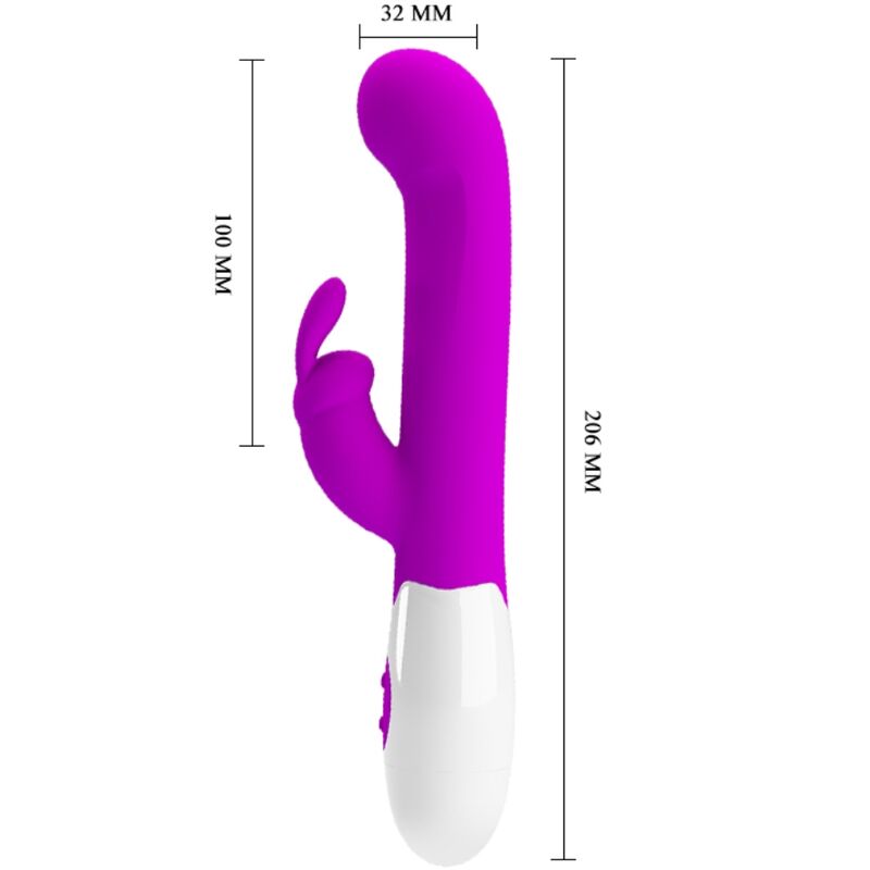 PRETTY LOVE - VIBRATORE CENTAUR CONIGLIO 30 MODALIT DI VIBRAZIONE VIOLA