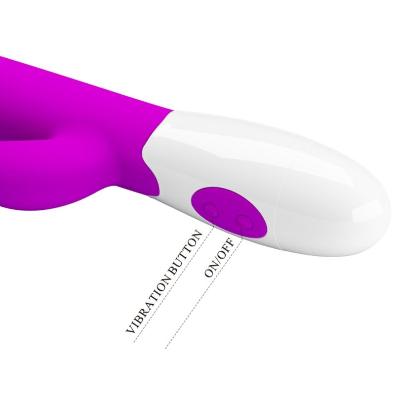 PRETTY LOVE - VIBRATORE CENTAUR CONIGLIO 30 MODALIT DI VIBRAZIONE VIOLA