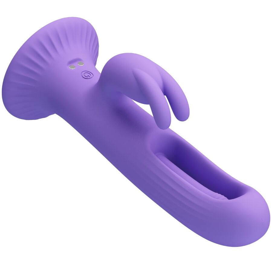 PRETTY LOVE - VIBRATORE CONIGLIO KILLMOULIS 12 MODALIT DI VIBRAZIONE VIOLA