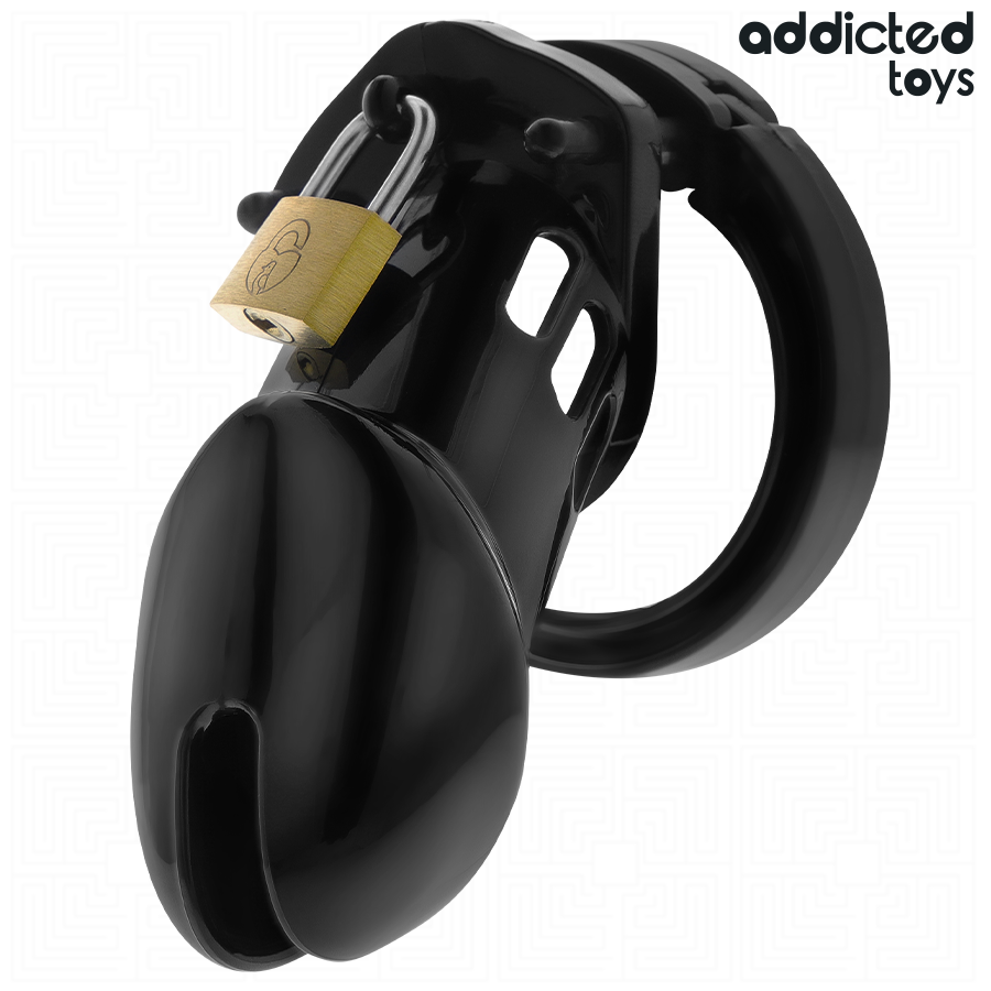 ADDICTED TOYS LOCKED - GABBIA PER PENE OBSIDIAN HOLD TAGLIA M