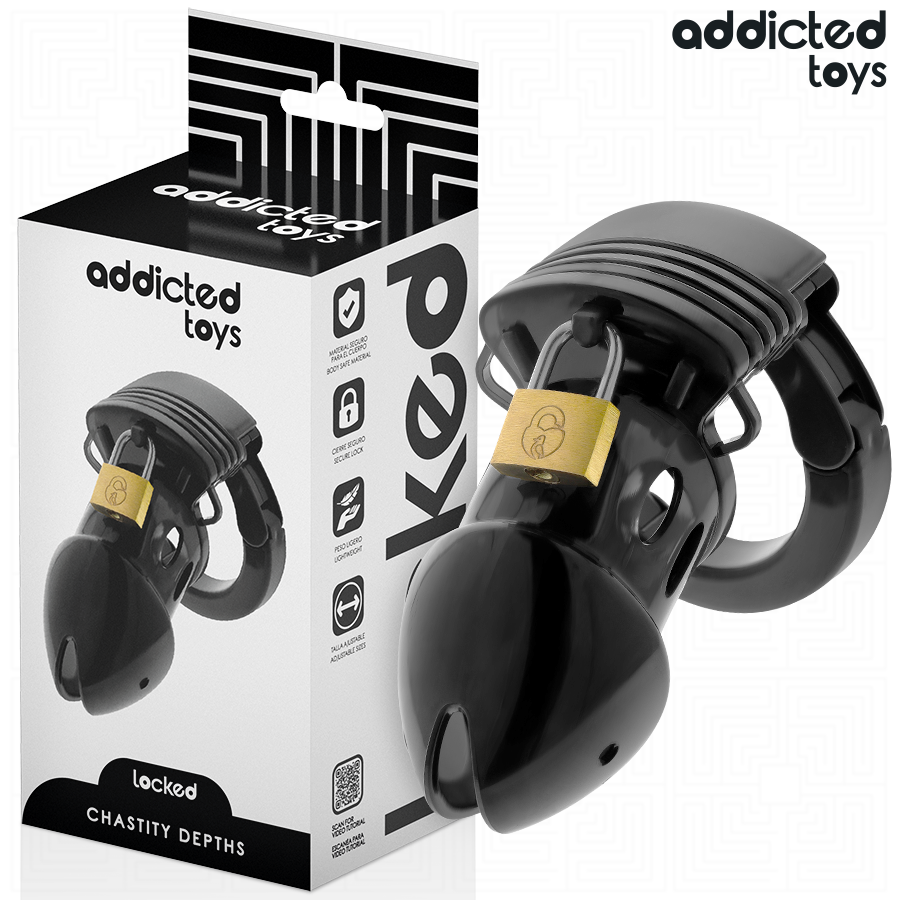 ADDICTED TOYS BLOCCATO - GABBIA PER PENE PROFONDA DI CASTIT 7,5 CM