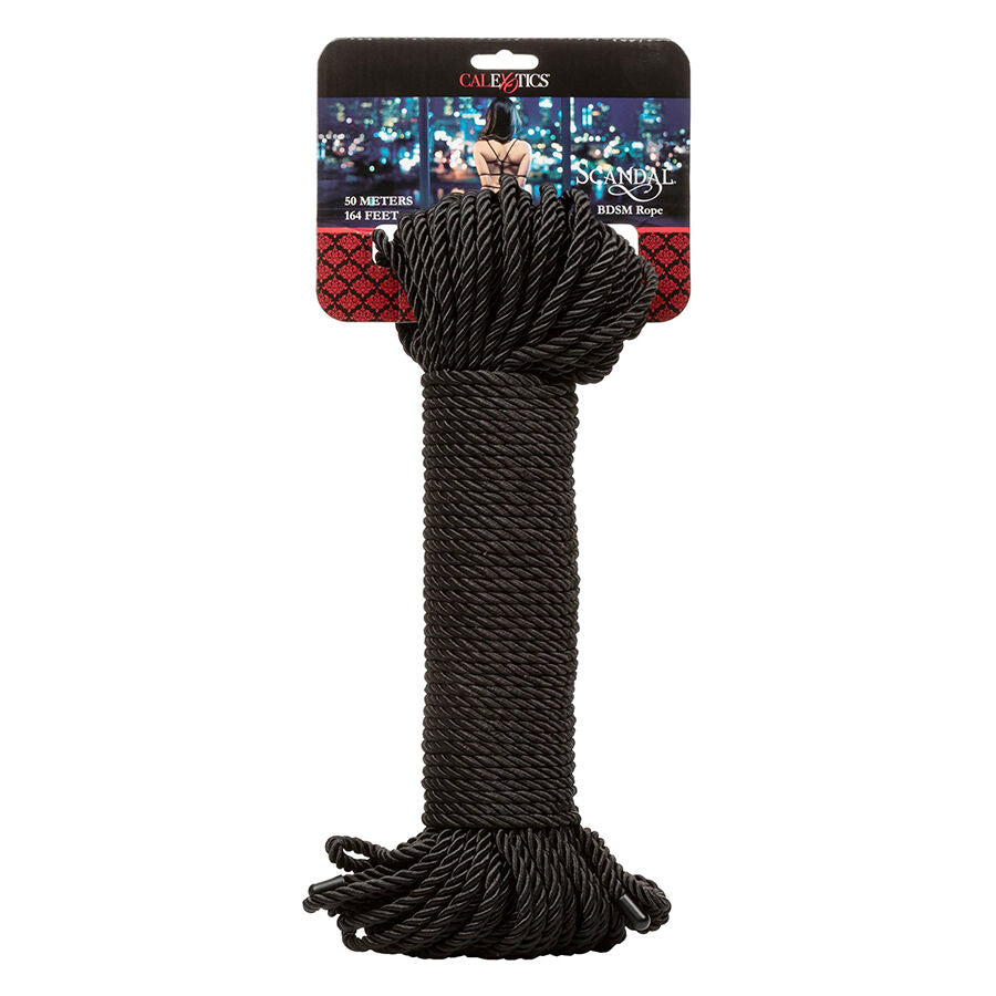 CALEXOTICS - SCANDAL CORDA NERA BDSM 50 M