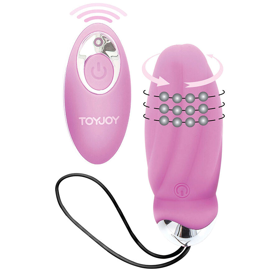 TOYJOY - VIBRATORE ROSA CON TELECOMANDO PER LA FELICIT CHE MI FAI CREPUSCOLARE